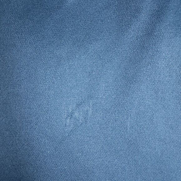 Studio Works Faux Suede Long Sleeve Button Up Shirt Womens Large Blue Western - Picture 7 of 16